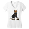 thug life Women's V-Neck T-Shirt