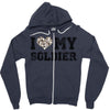 i love my soldier hunter camouflage Zipper Hoodie