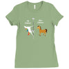 my girl friend your girlfriend unicorn Ladies Fitted T-Shirt