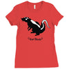 rat skunk Ladies Fitted T-Shirt