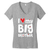 I Love My Big Brother Women's V-Neck T-Shirt