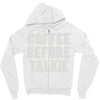 coffee before talkee Zipper Hoodie