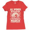 women march Ladies Fitted T-Shirt