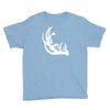 deer antler with buck forest Youth Tee