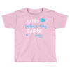 Happy First Father's Day Daddy Toddler T-shirt