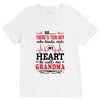 There's This Boy Who Stole My Heart He Calls Me Grandma V-Neck Tee