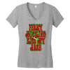 funny ferry mucking christmas, ideal gift or christmas present. Women's V-Neck T-Shirt