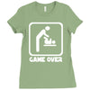 game over daddy funny Ladies Fitted T-Shirt