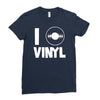 i love vinyl Ladies Fitted T-Shirt