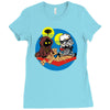 sandbox battle 1 Ladies Fitted T-Shirt