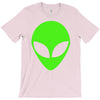 uomo alieno ufo stampa verde fluo divertente mitiche T-Shirt