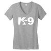 k 9 Women's V-Neck T-Shirt