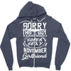 This Guy Is Taken By A Super Sexy November Girlfriend Zipper Hoodie