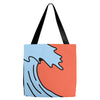 Wave Tote Bags
