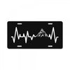 Heart Beats Mountain License Plate