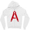 alphabet Zipper Hoodie