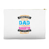 Super Cool Dad Of A Freaking Awesome Daughter Accessory Pouches