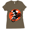 black attack Ladies Fitted T-Shirt