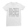 psychopath Ladies Fitted T-Shirt