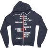 black history 365 Zipper Hoodie
