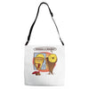 posh pizza (colab with rpadame) Adjustable Strap Totes