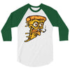 pizza smoking 3/4 Sleeve Shirt