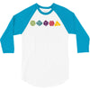 dungeons and dragons die hit 3/4 Sleeve Shirt
