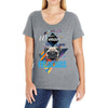 who loves frenchies Ladies Curvy T-Shirt