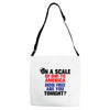 on a scale of one to america how free are you tonight Adjustable Strap Totes
