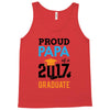 Class of 2017 Proud Papa Graduation Tank Top