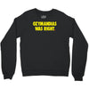 ozymandias was right Crewneck Sweatshirt