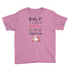 red head unicorn Youth Tee