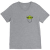 cute yoda pocket V-Neck Tee