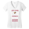 god found autism moms Women's V-Neck T-Shirt