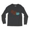 coffe squirrel Long Sleeve Shirts