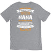 Super Cool Nana Of A Freaking Awesome Granddaughter V-Neck Tee