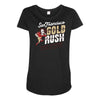 gold rush Maternity Scoop Neck T-shirt
