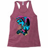 panda rider Racerback Tank