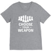 Chess Choose Your Weapon V-Neck Tee