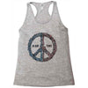 peace in our time vectorized Racerback Tank
