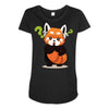 red fox 2 Maternity Scoop Neck T-shirt