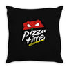 pizza time Throw Pillow