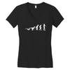 icke evolution Women's V-Neck T-Shirt