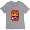 king red V-Neck Tee