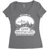 camp crystal lake est 1935 Women's Triblend Scoop T-shirt