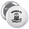 gopher it! Pin-back button