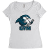 Shark Gym Women's Triblend Scoop T-shirt