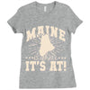 maine Ladies Fitted T-Shirt