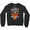 The world's greatest dad belongs to me Fathers Day Crewneck Sweatshirt