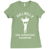 hillbilly hog wrestling champ Ladies Fitted T-Shirt